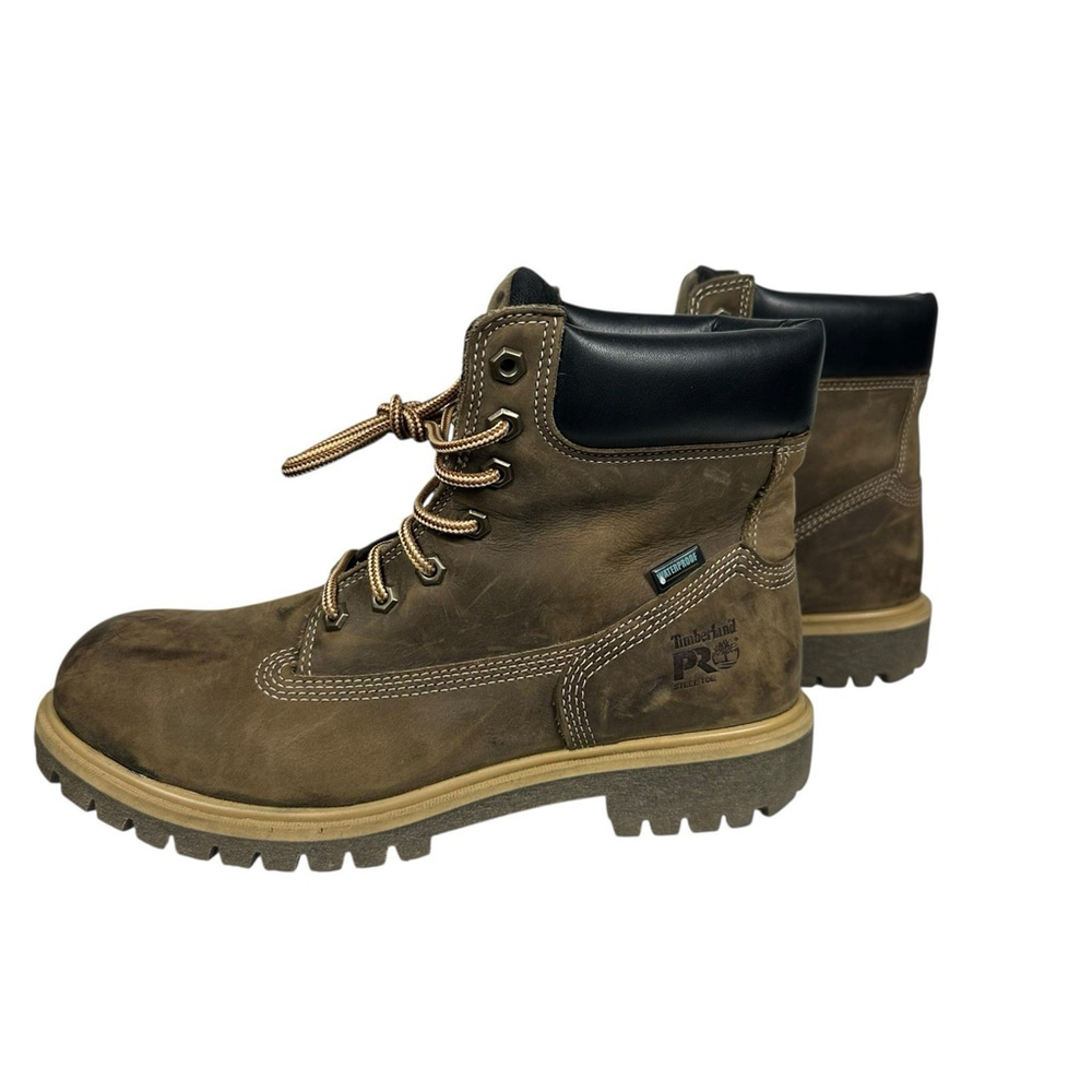 Timberland PRO Waterproof Womens Boots 9.5 Brown - Picture 2 of 11